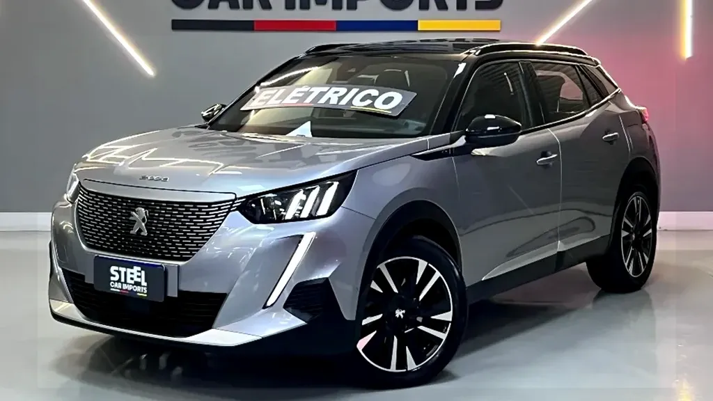 Foto de um peugeot e-208