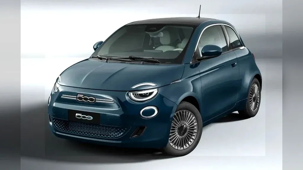 Foto de um fiat 500e