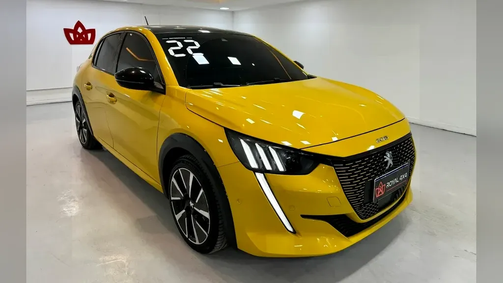Foto de um peugeot e-208