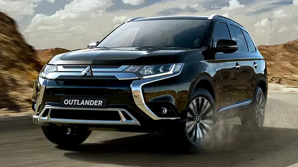 Foto de um mitsubishi outlander plug-in hybrid