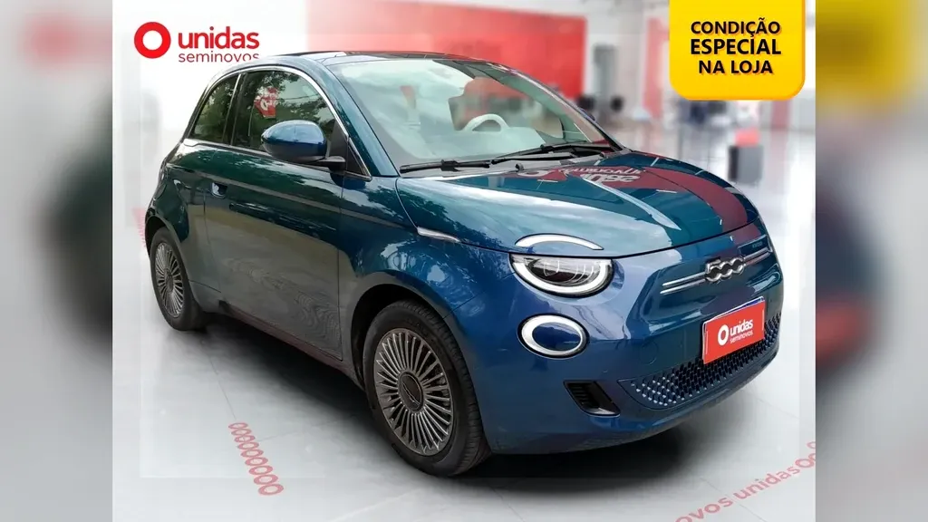 Foto de um fiat 500e