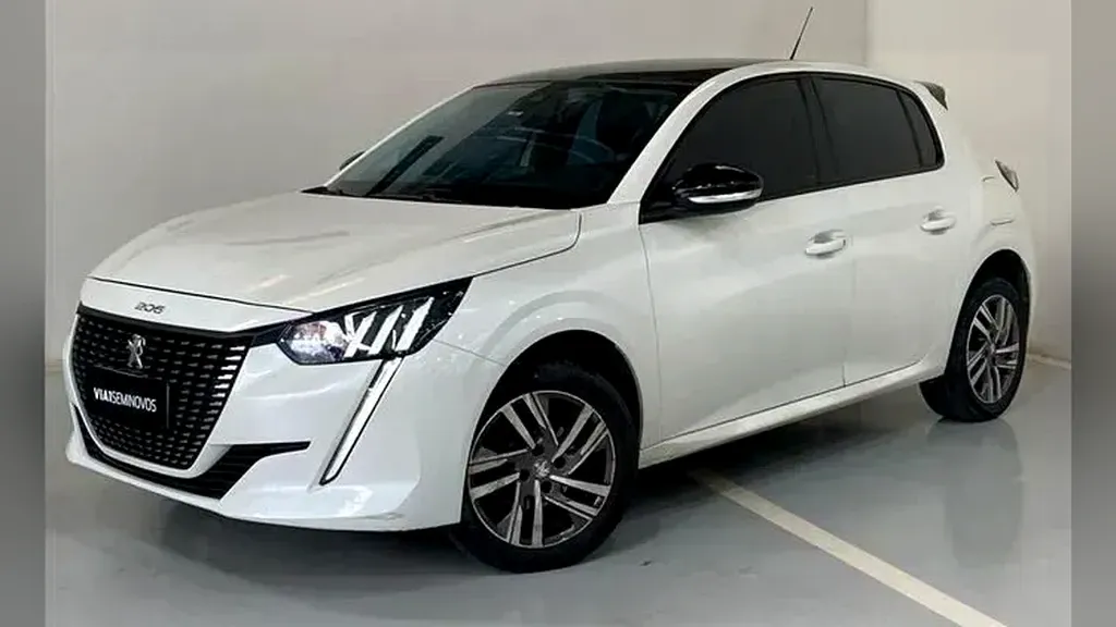 Foto de um peugeot e-208
