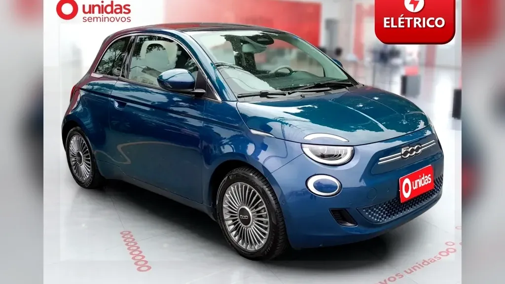 Foto de um fiat 500e