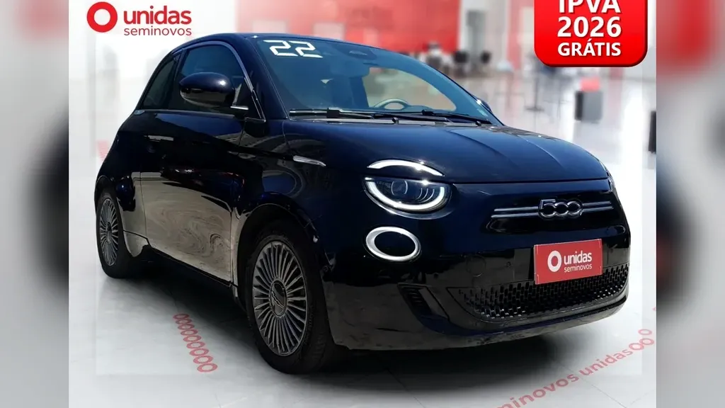 Foto de um fiat 500e