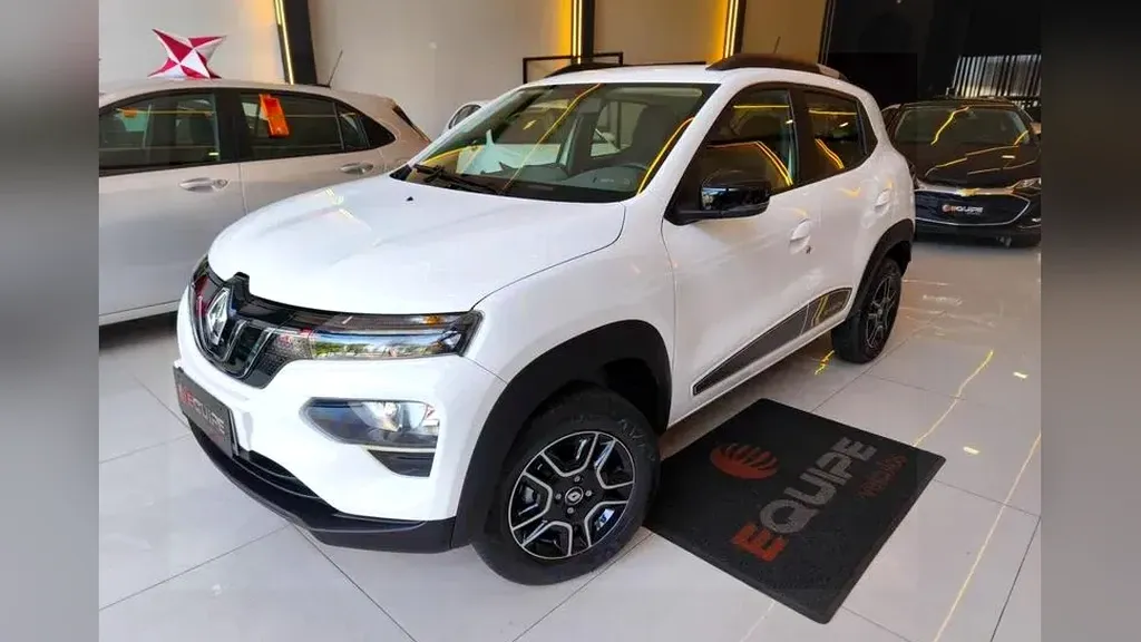 Foto de um renault kwid e-tech electric