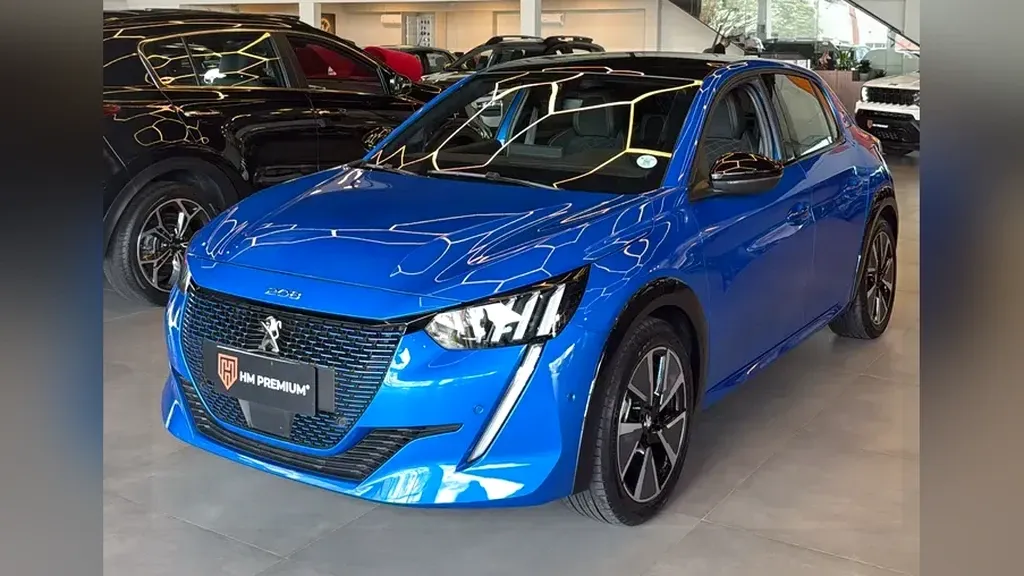 Foto de um peugeot e-208