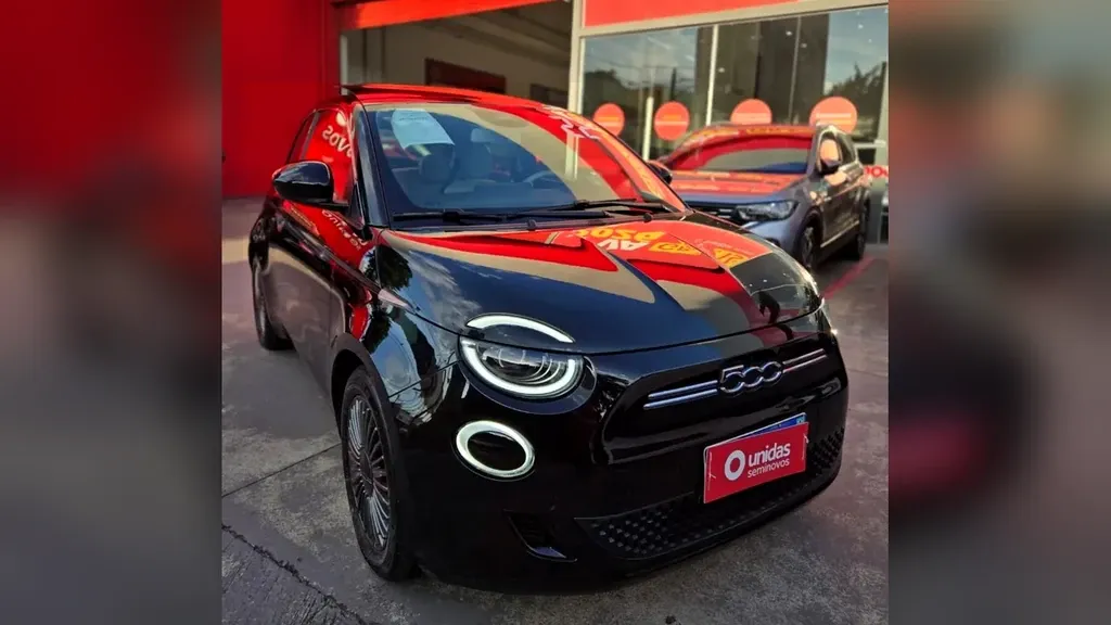 Foto de um fiat 500e